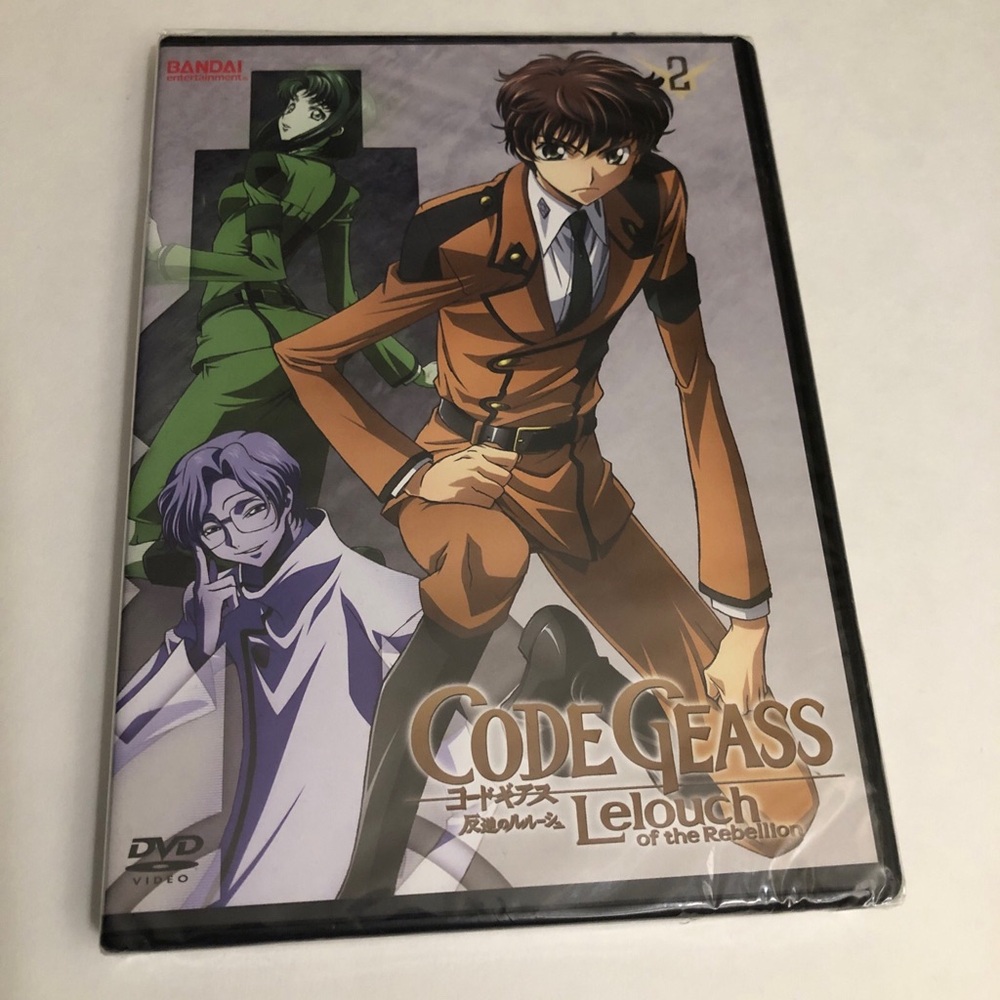 Bandai Code Geass Lelouch of the Rebellion Vol 2 DVD 2008 Anime New Sealed NTSC